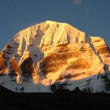 Golden Mount Kailash Summit in Tibet - Close-up