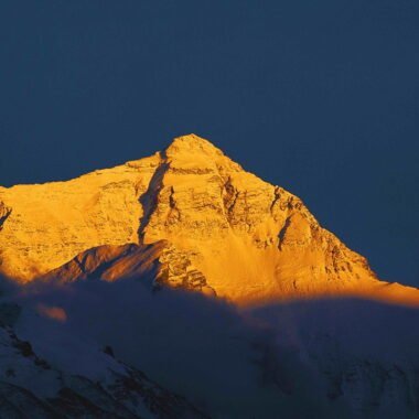 Mount Everest in Tibet - Golden Summit