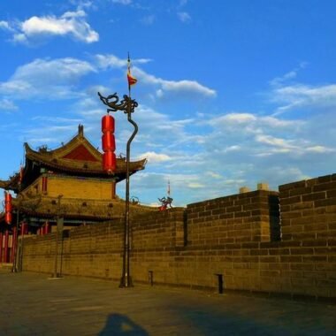 Xi'an City Wall with towers