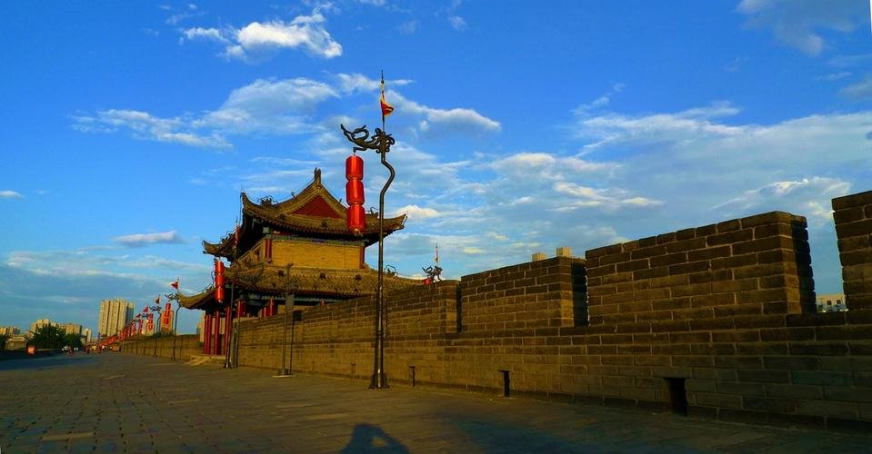 Xi'an City Wall with towers