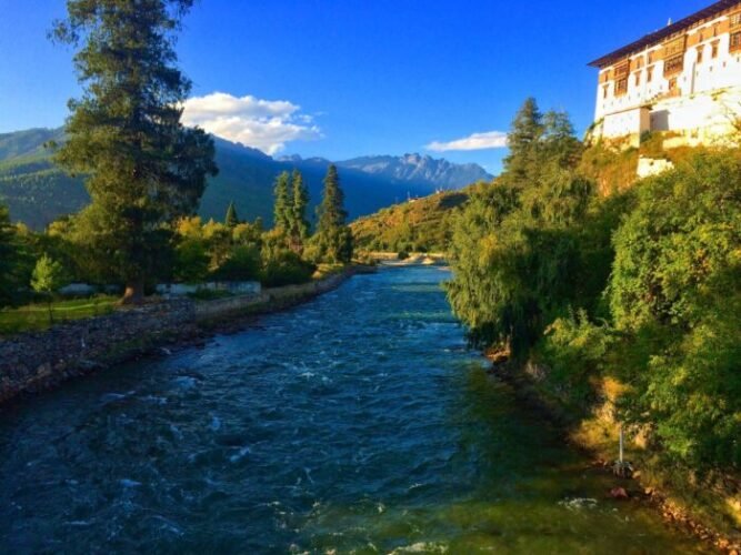 A green valley in Kathmandu, Nepal