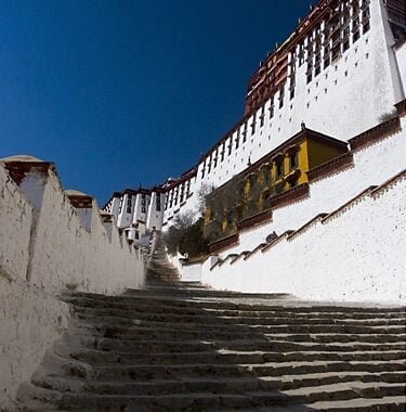 Potala Palace in Tibet - Stairs