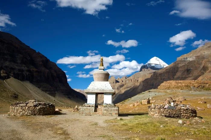 Stupa on the way of Mt. Kailash Kora, Tibet