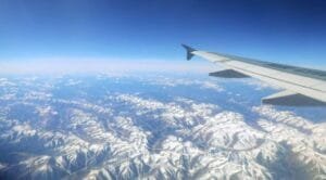 Flight View of Himalayas, Tibet