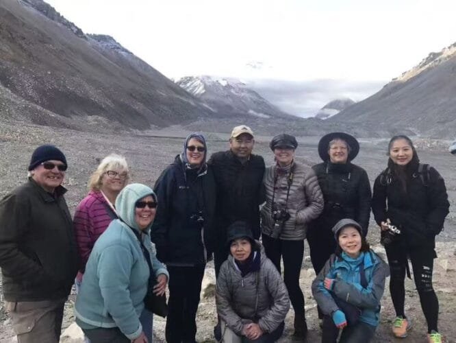 Clients completing the sacred Kailash Kora pilgrimage in Tibet