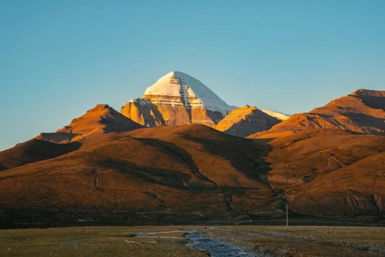 Mount Kailash spiritual center on extended 15-day Kailash-Manasarovar group tour